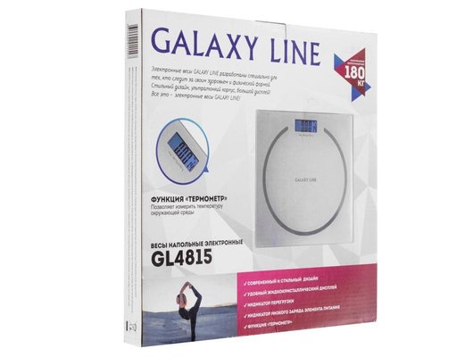 Весы напольные GALAXY LINE GL 4815 БЕЛЫЕ